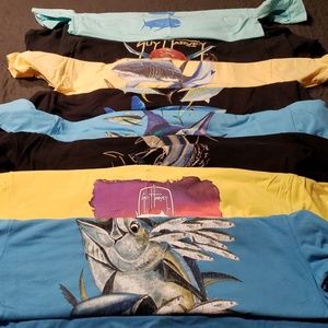 Mens lot of 8 Guy Harvey Shirts 2xl